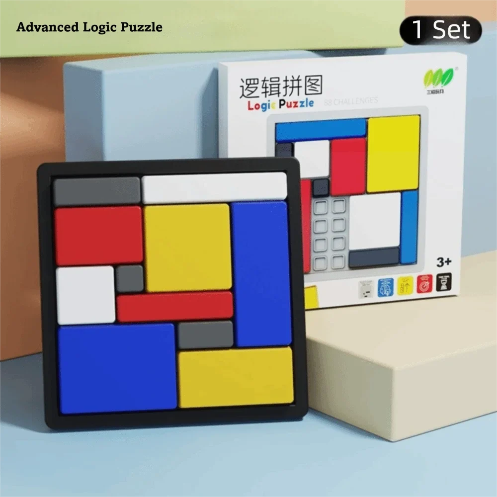Hexagon Tangram Puzzle – Logic Brain Game for Kids & Adults