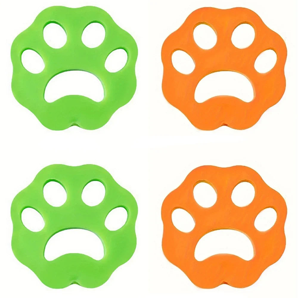 Silicone Cat Claw Lint & Hair Remover for Laundry – 4 Pack