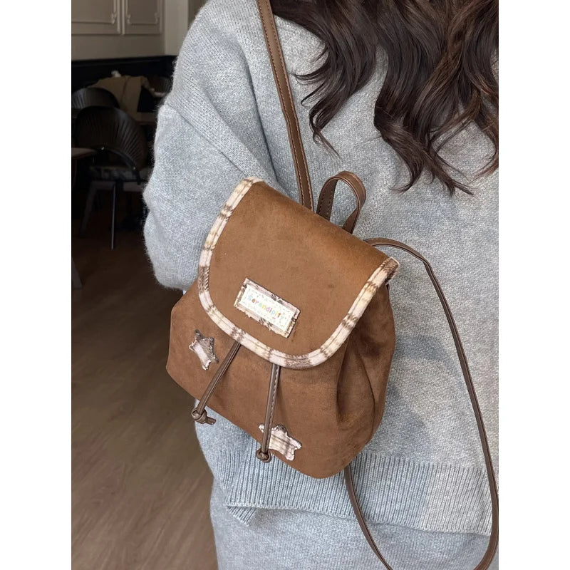Nixie Vintage Chic College Style Backpack for Women