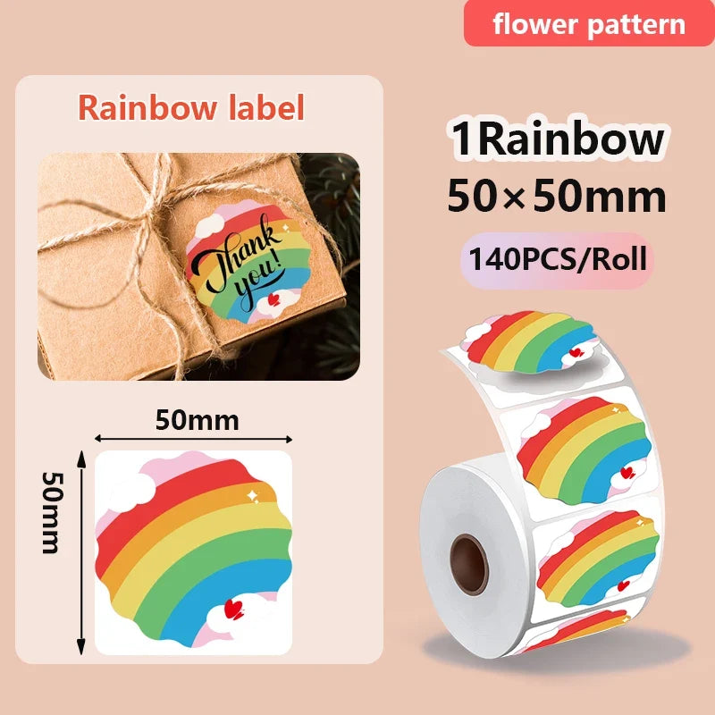 Thermal Label Sticker Paper 30–50mm | Phomemo M110 M220 M200