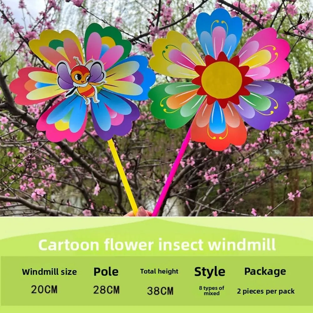 Sunflower Windmill Garden Wind Spinner – 20cm & 36cm PVC