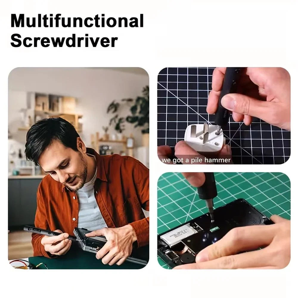 STONEGO 50-in-1 Cordless Electric Screwdriver Set USB-C