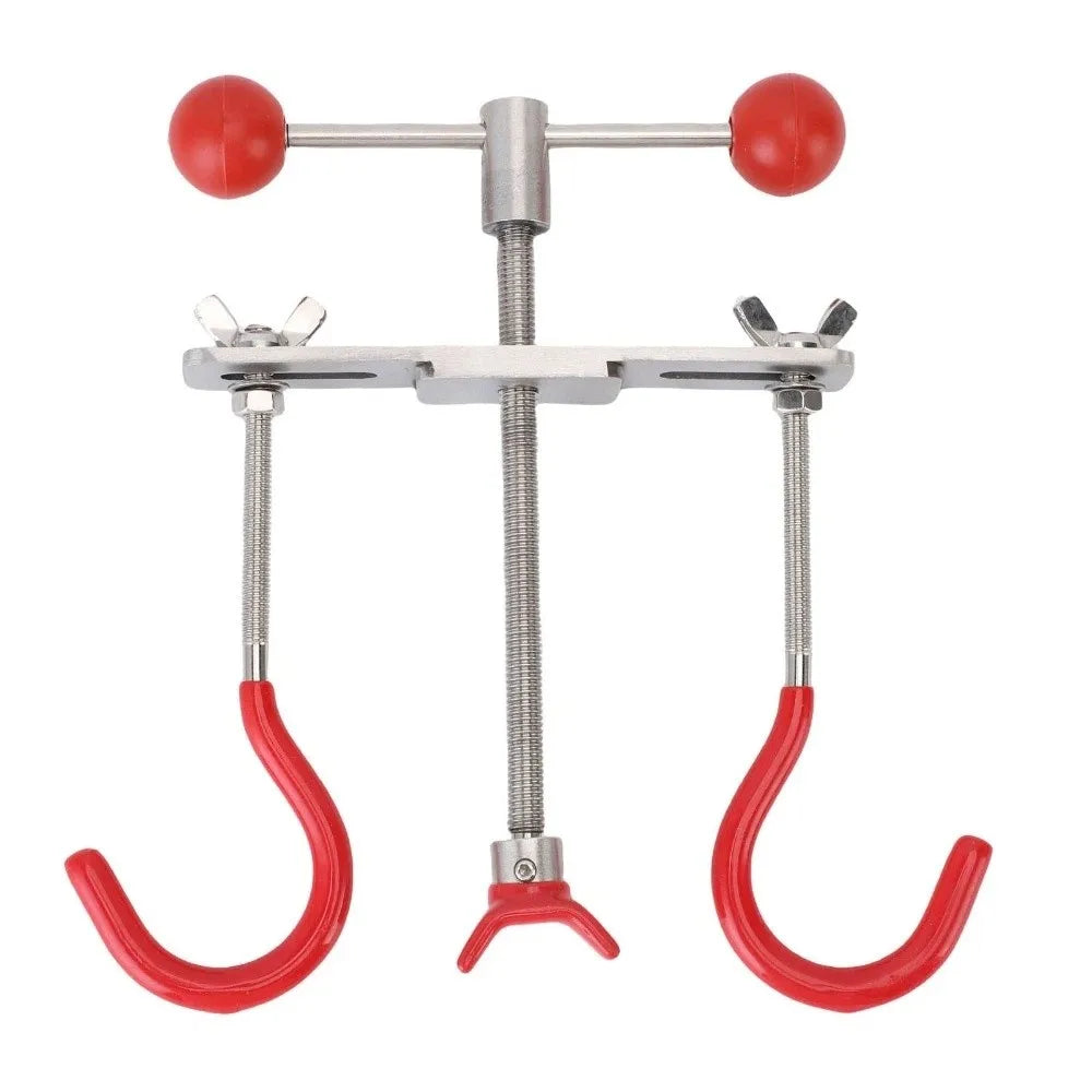 Stainless Steel Bonsai Branch Bender – Red Non-Slip Tool
