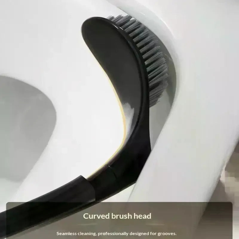 Swan Shape Toilet Brush with Long Handle & Holder