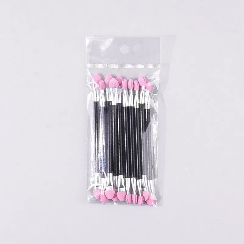 Sponge Eyeshadow Applicator Brush Set 10/50 Pcs – Double Head