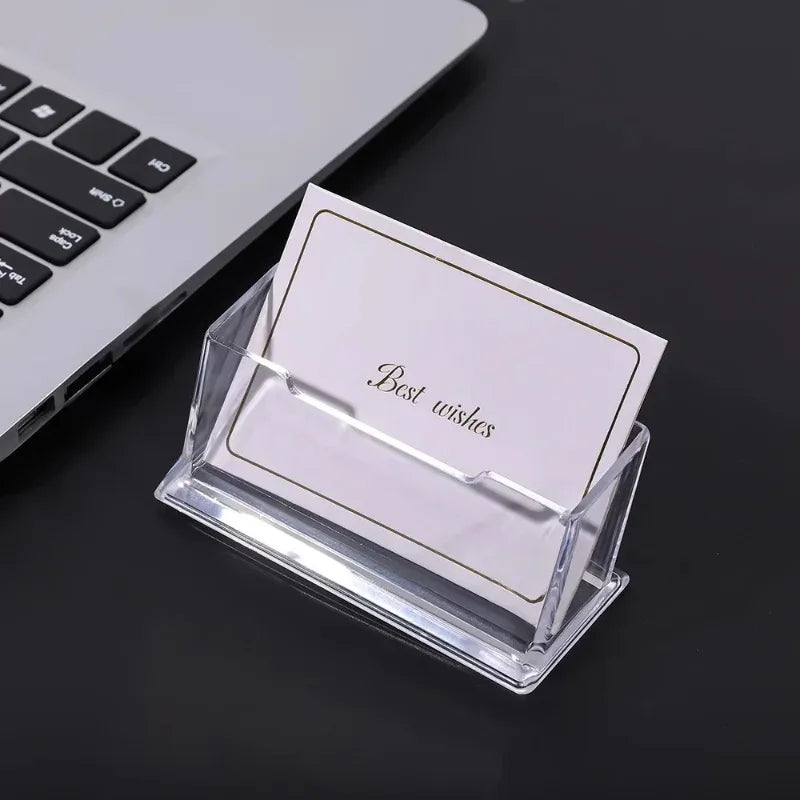 Clear Acrylic Business Card & Photocard Storage Box Holder