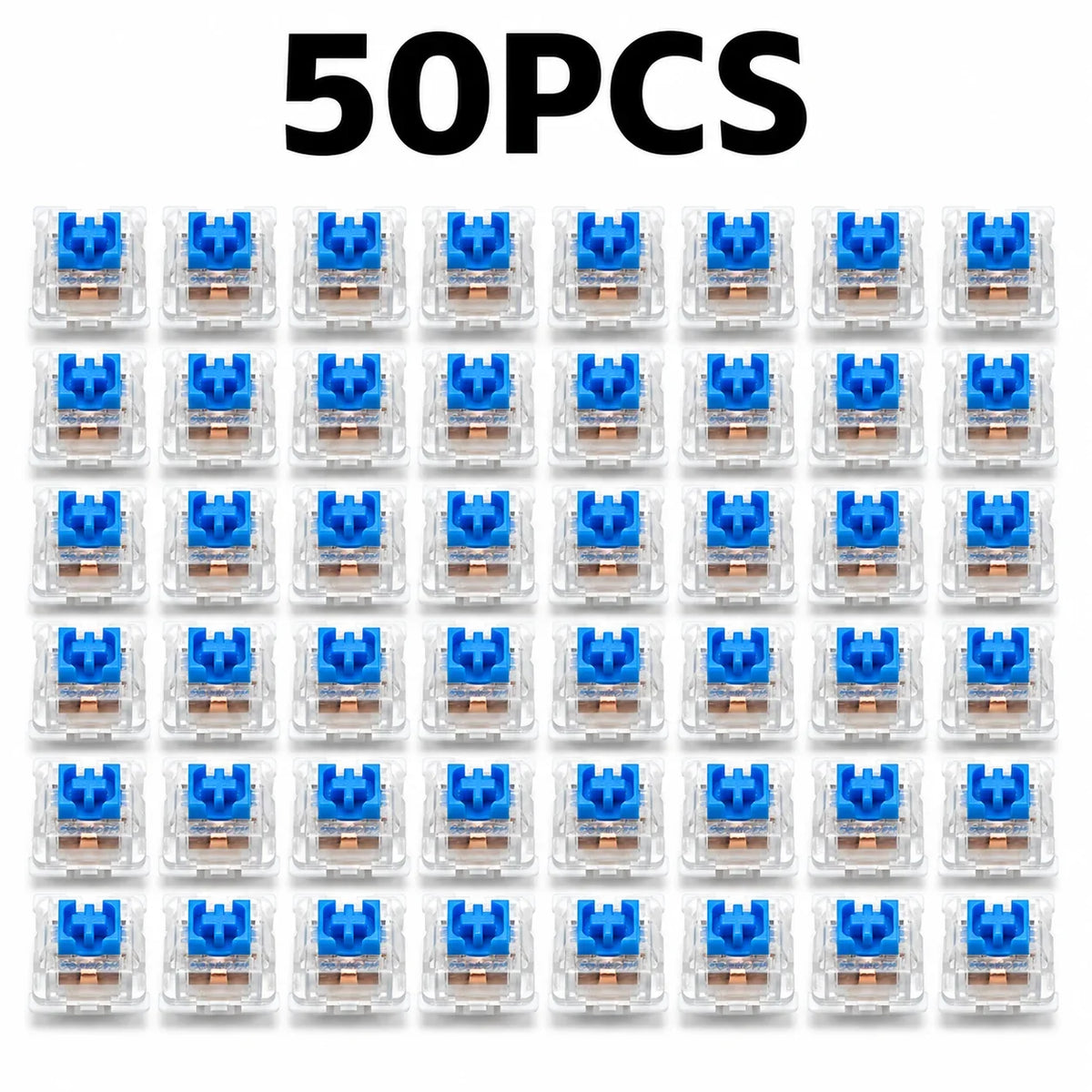 3-Pin Mechanical Keyboard Switches 30/50/100pcs Tactile Clicky
