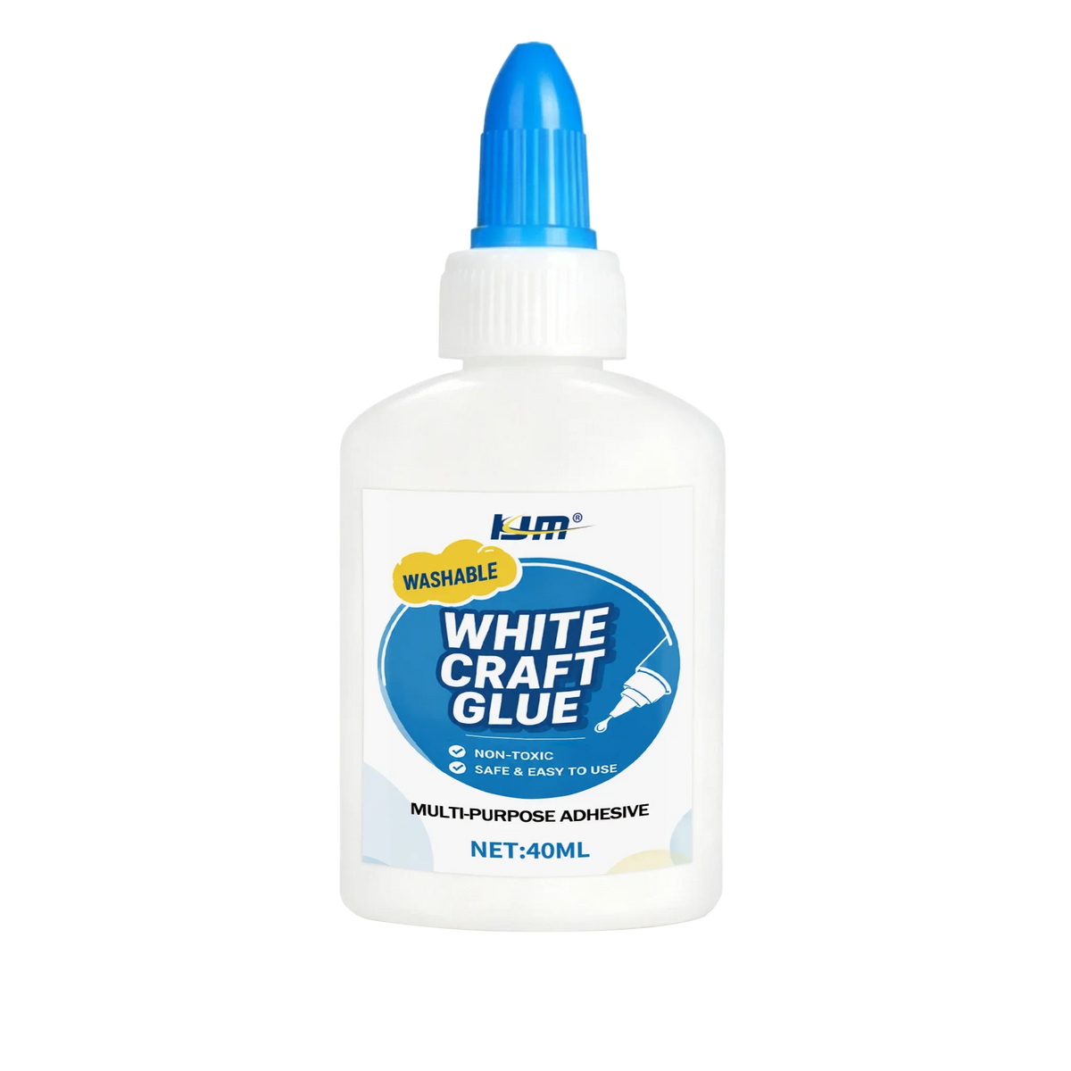 White Craft Glue – Washable Multi-Purpose Adhesive for DIY