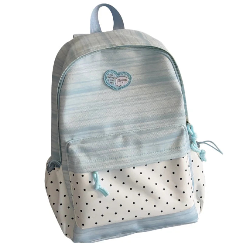 Korean Style Lightweight School Backpack for Girls 20-35L