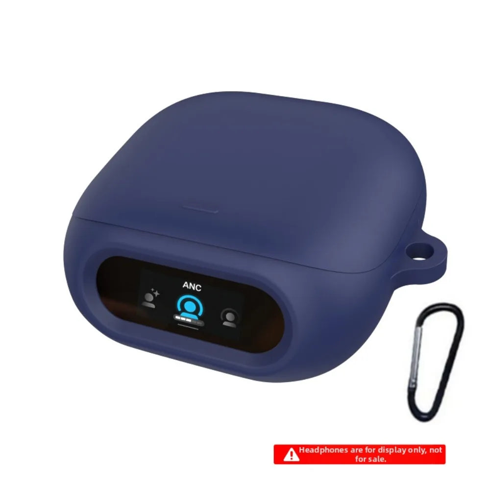 Silicone Case + Carabiner for Anker Soundcore Liberty 5 Pro