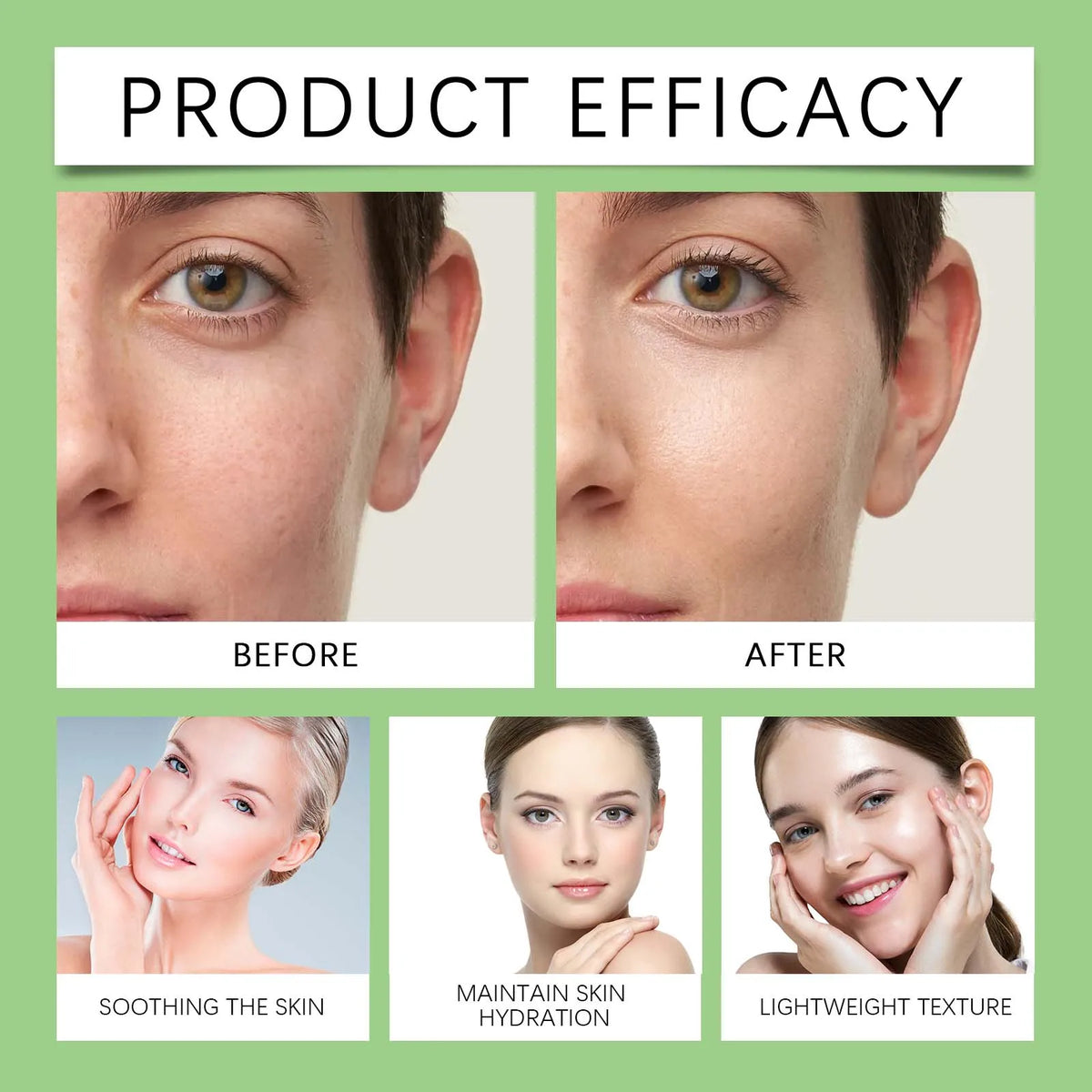 OUHOE Green Tea Solid Face Mask Stick | Pore Cleansing 40g
