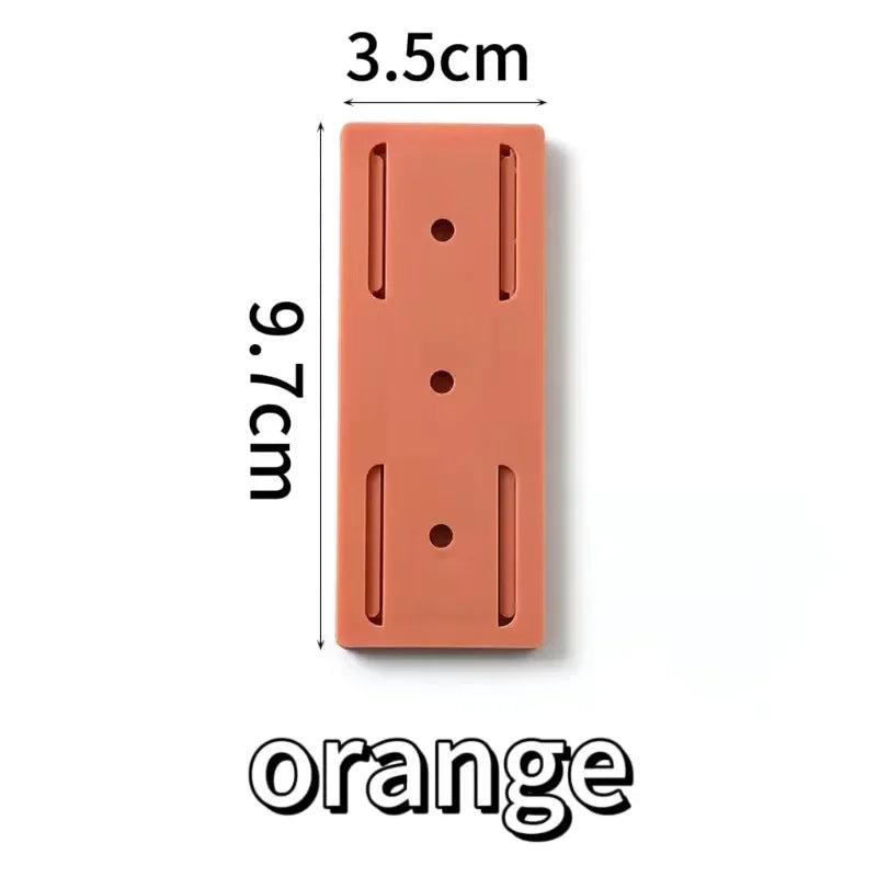 Wall-Mount Self-Adhesive Power Strip Holder & Cable Organizer