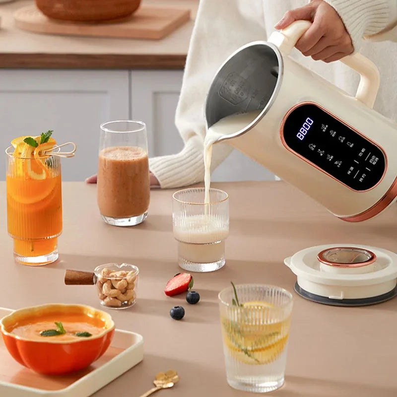Donirt 1500ml Soy Milk Maker – 10-Blade Blender & Juicer