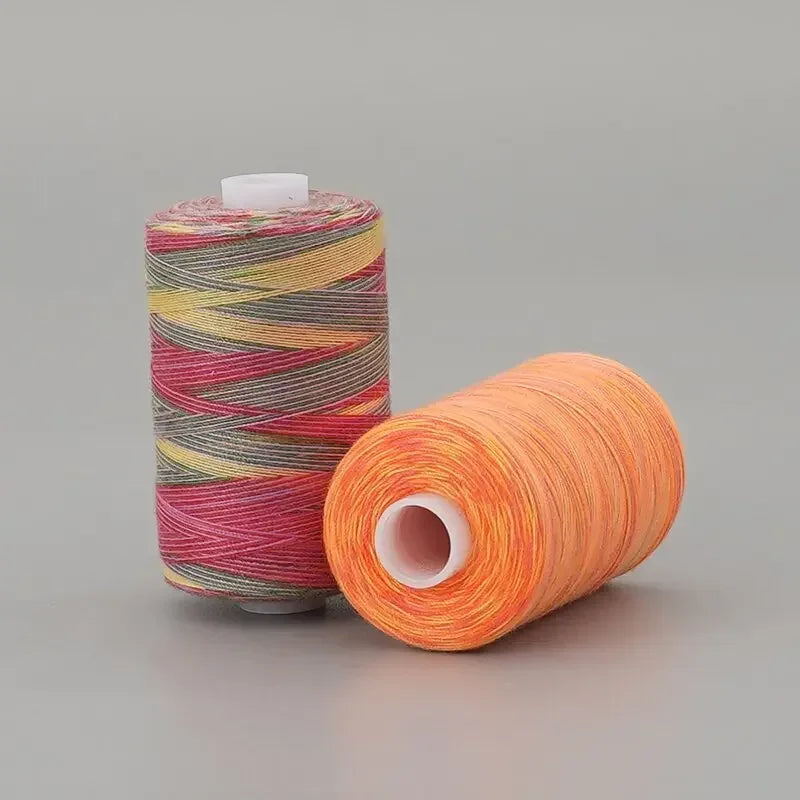 40S/2 Rainbow Variegated Embroidery Thread | Multicolor Gradient