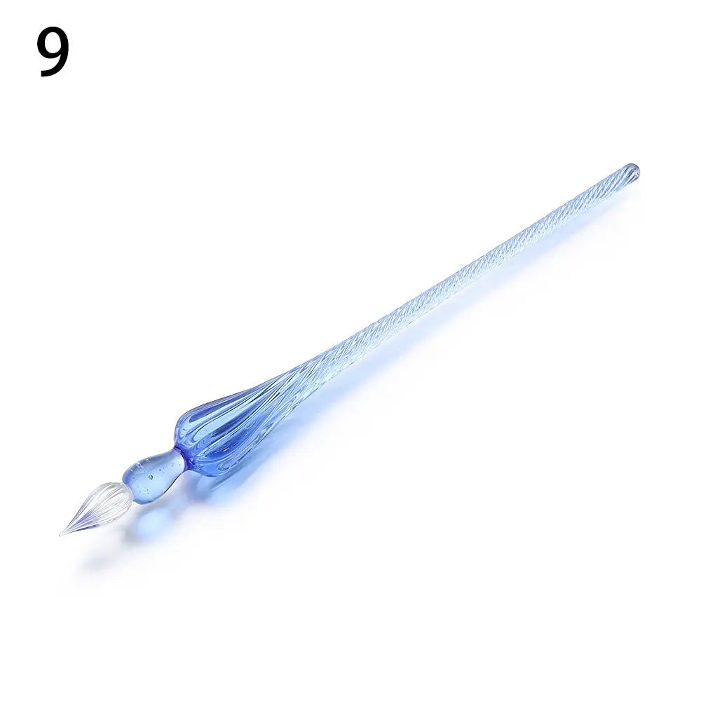 Vintage Glass Dip Pen for Calligraphy, Signature & Art