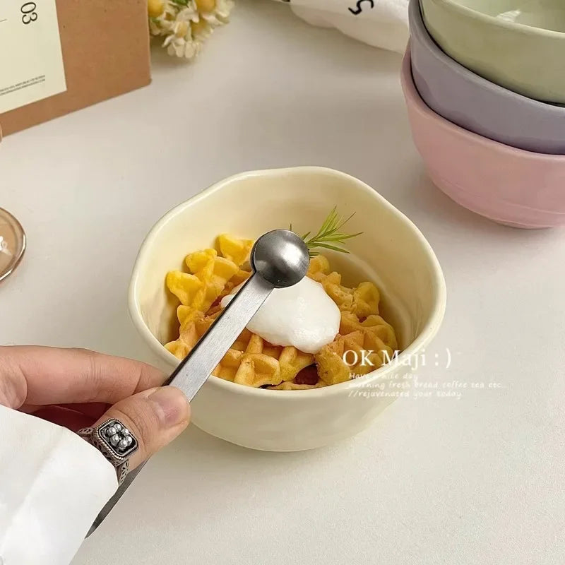 Cute Ceramic Bowl – Nordic Rice, Salad & Breakfast Bowl