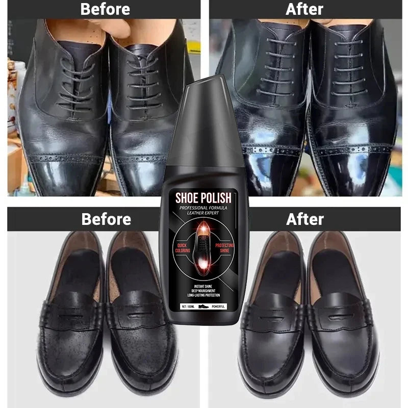 Pro-Grade Leather Shoe Polish & Conditioner – Mirror Shine