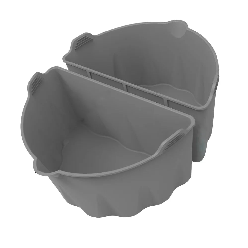 Silicone Slow Cooker Liner Reusable Divider Insert with Handle