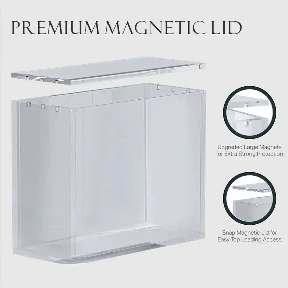 Clear Acrylic ETB Elite Trainer Box Case | Magnetic Closure