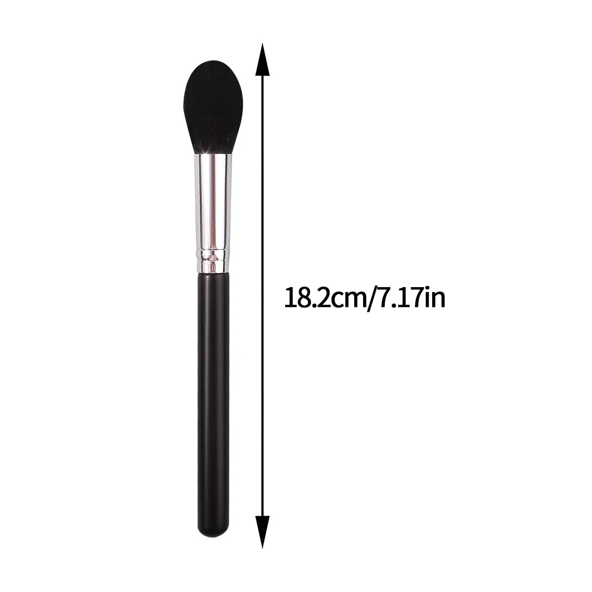 Flame Highlighter Makeup Brush – Soft Blush & Contour Brush