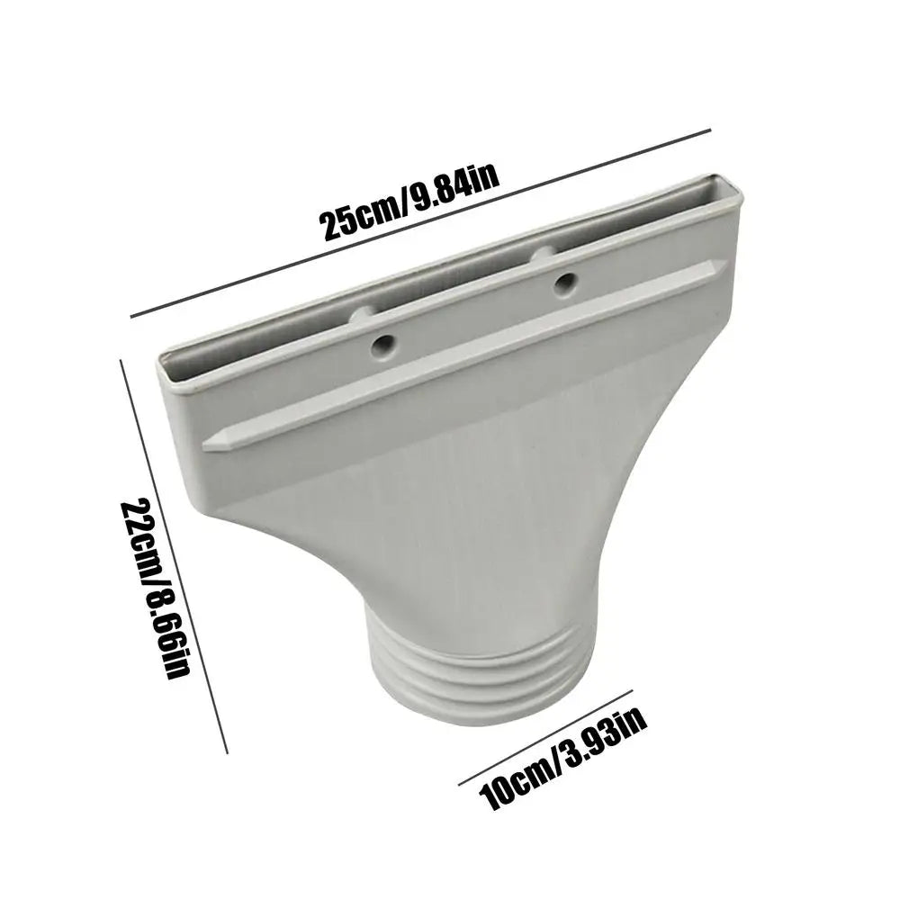 Flat AC Exhaust Hose Coupler | HVAC Window Duct Adapter