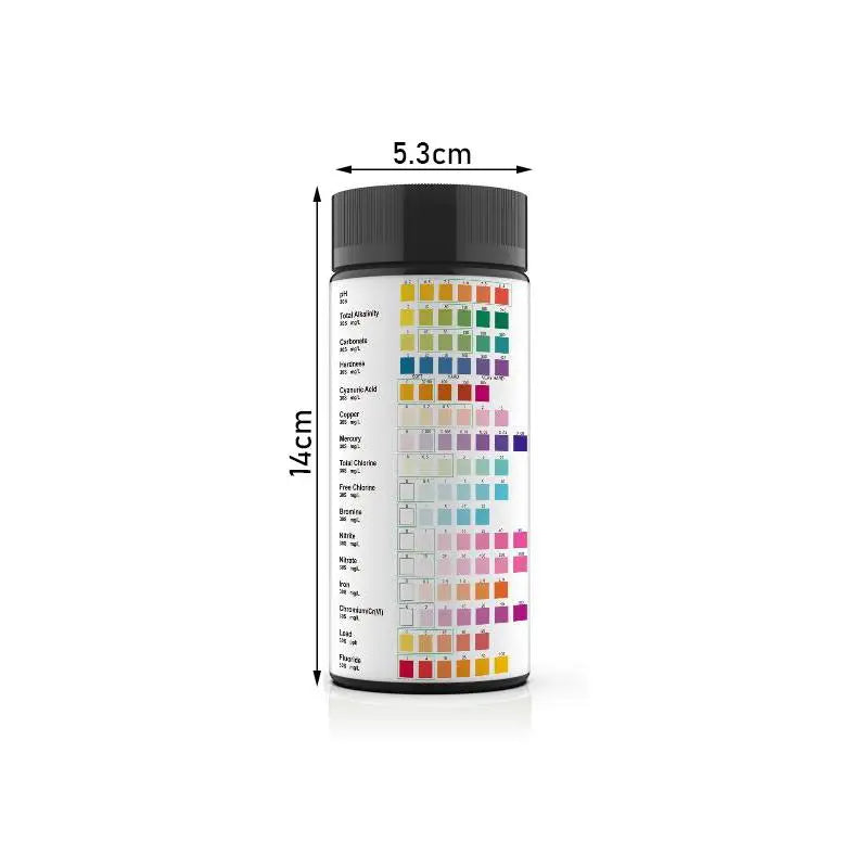 16-in-1 Aquarium Water Test Strips 50/100Pcs | pH & More