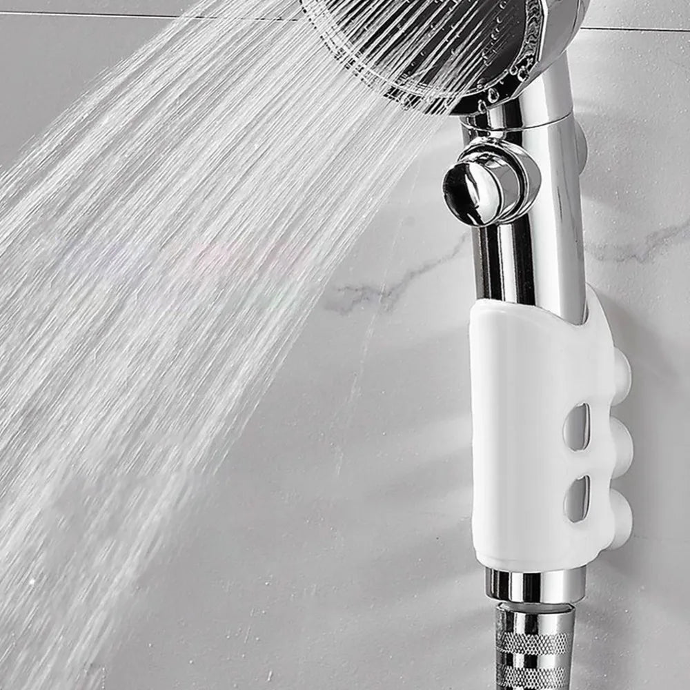 Adjustable No-Drill Suction Cup Shower Head Holder – Silicone