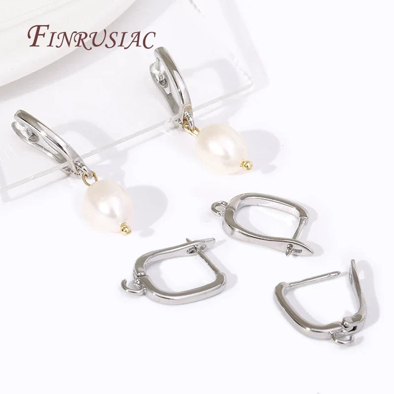 18K Gold Plated Zircon Earring Hooks – DIY Copper Earwires