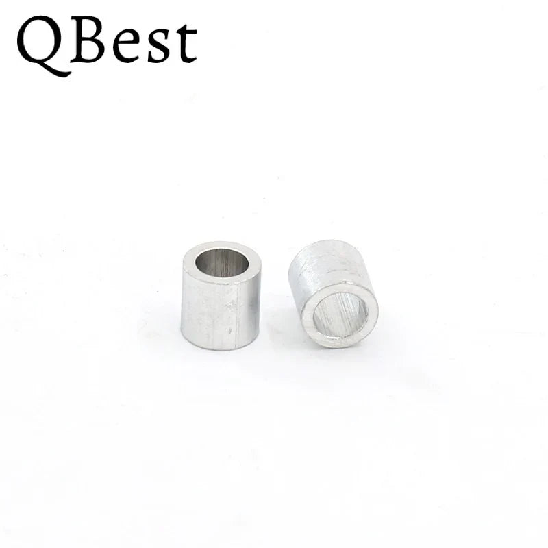 Aluminum Ferrule Crimping Sleeves for Wire Rope 1–10mm | 10/100 Pack