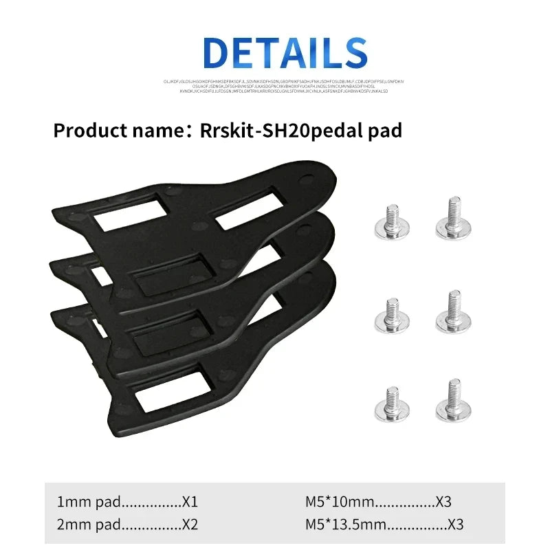 Bike Pedal Cleat Spacers – SPD-SL Adjustment Pads