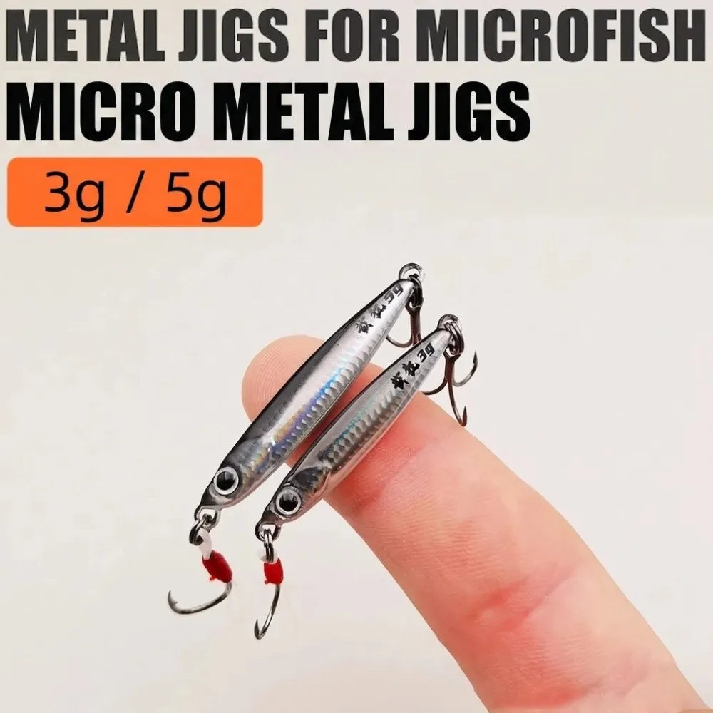 Mini VIB Fishing Lure 3g & 5g Metal Iron Plate Bionic Bait
