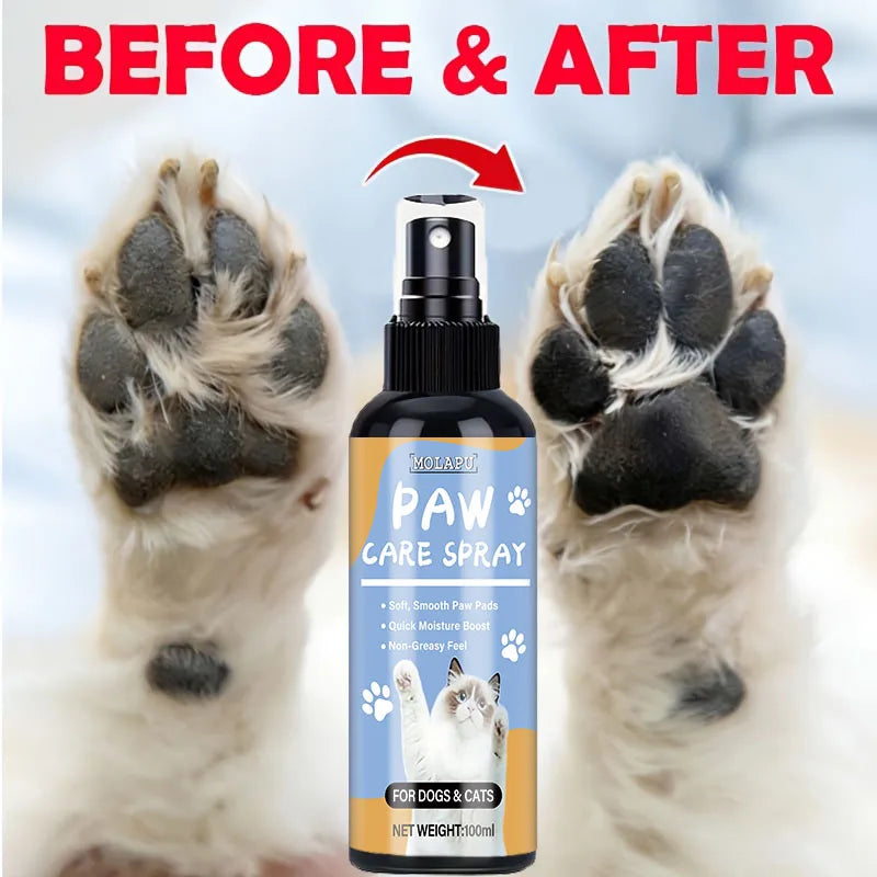 Pet Paw Care Spray – Natural Plant Extracts for Soft Paws