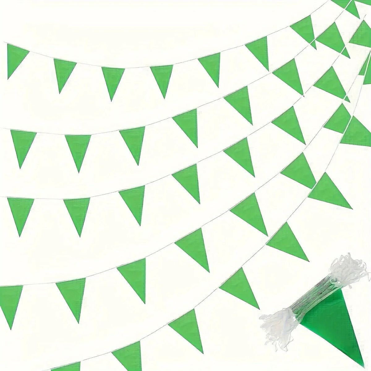 Princess Pink Party Banner 33ft – 20 Flags Wedding Birthday