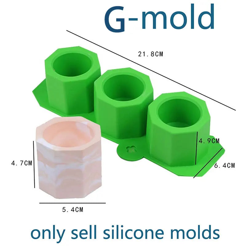 Sleeping Girl Silicone Mold – DIY Resin Concrete Vase Planter