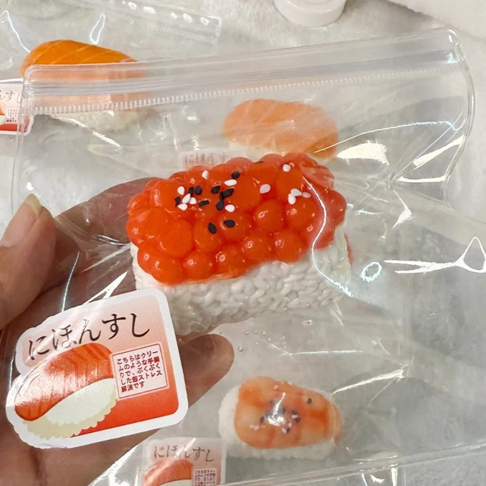 Sushi Squeeze Squishy Toy – Silicone Sensory Fidget Toy