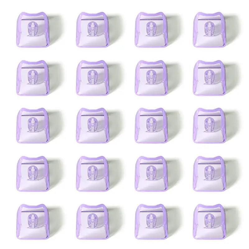 Cute Cat Shaped Transparent Keycaps 1U Blank MX Switch 10/20 PCS