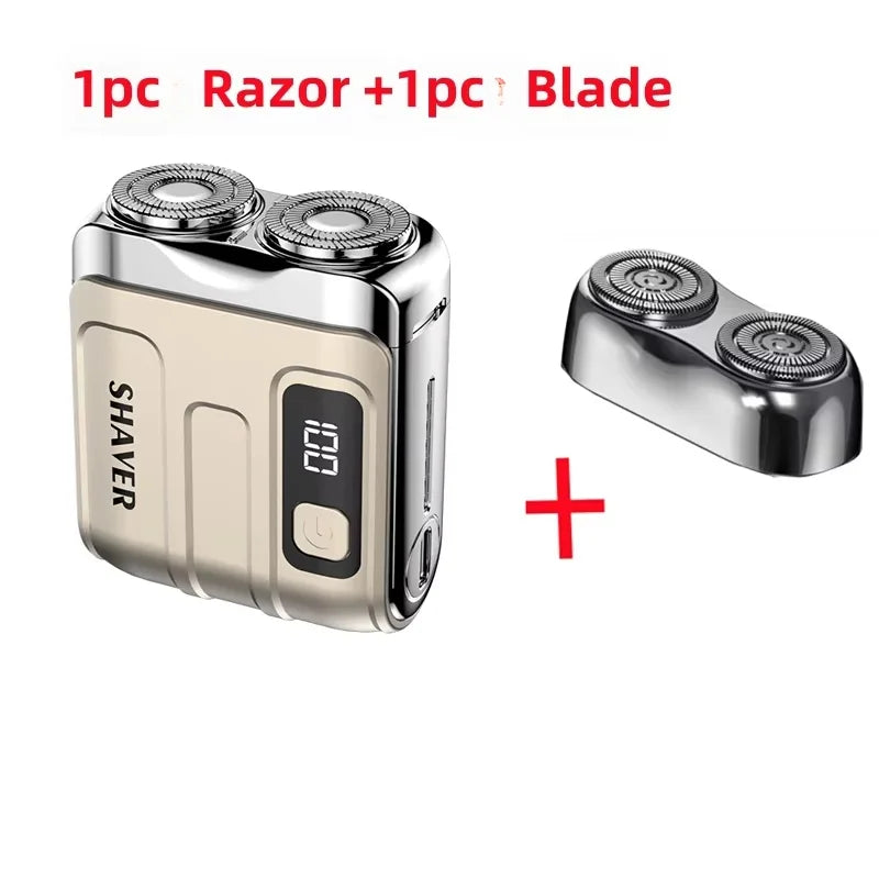 R-18 Mini Portable Electric Shaver – IPX7, LED, Type-C USB