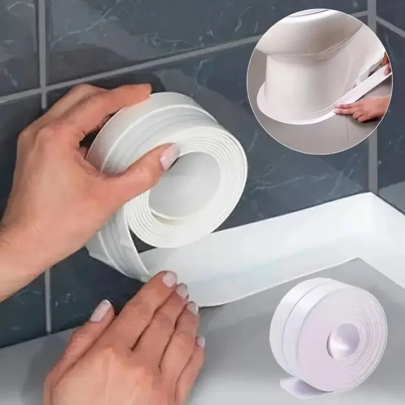 5M Waterproof Self-Adhesive PVC Caulk Tape – Kitchen & Bath