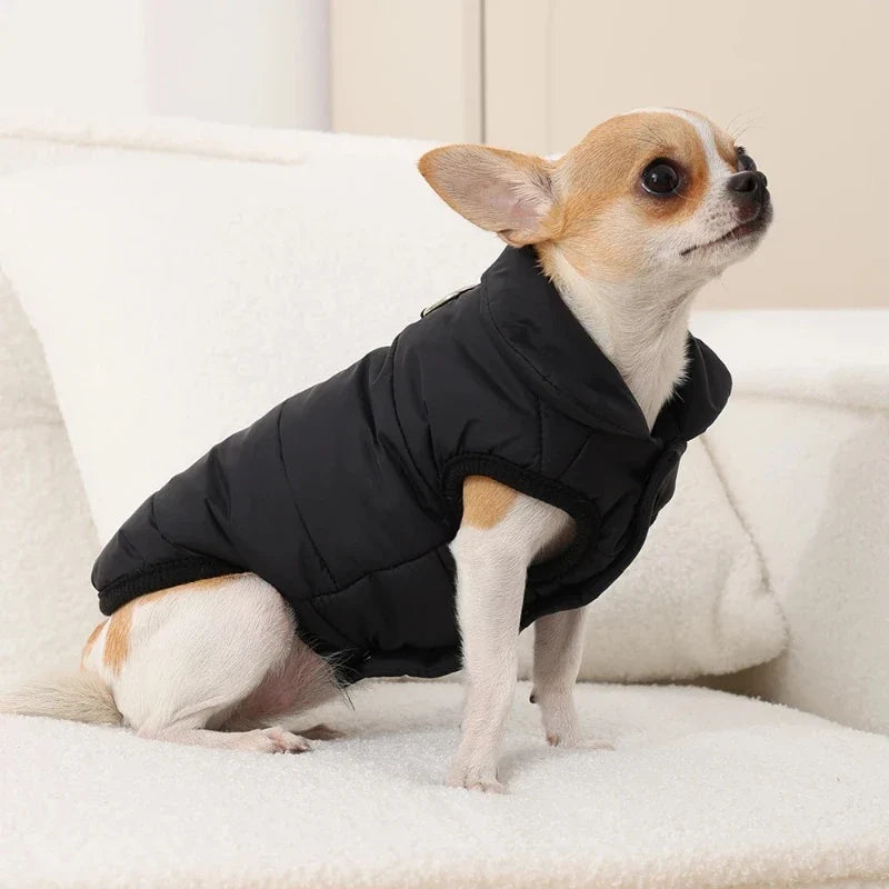 Waterproof Winter Fleece Dog Coat for Small Dogs & Cats