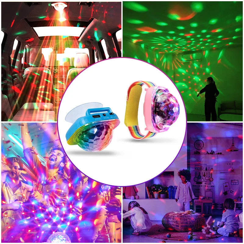 Wrist LED Party Light – RGB Disco Atmosphere Lamp