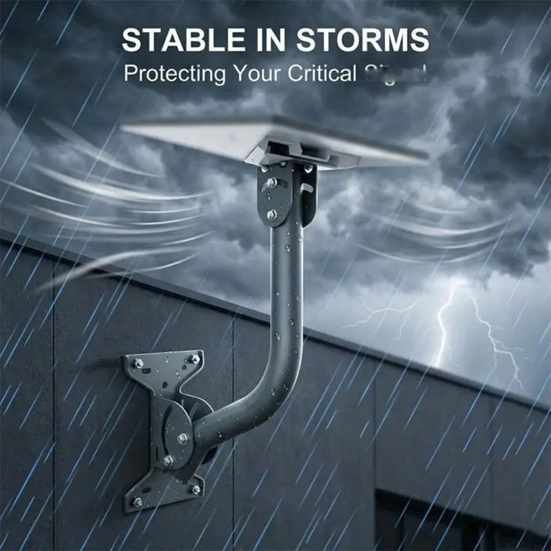 Satellite Dish Wall & Roof Mount Bracket | Adjustable Steel
