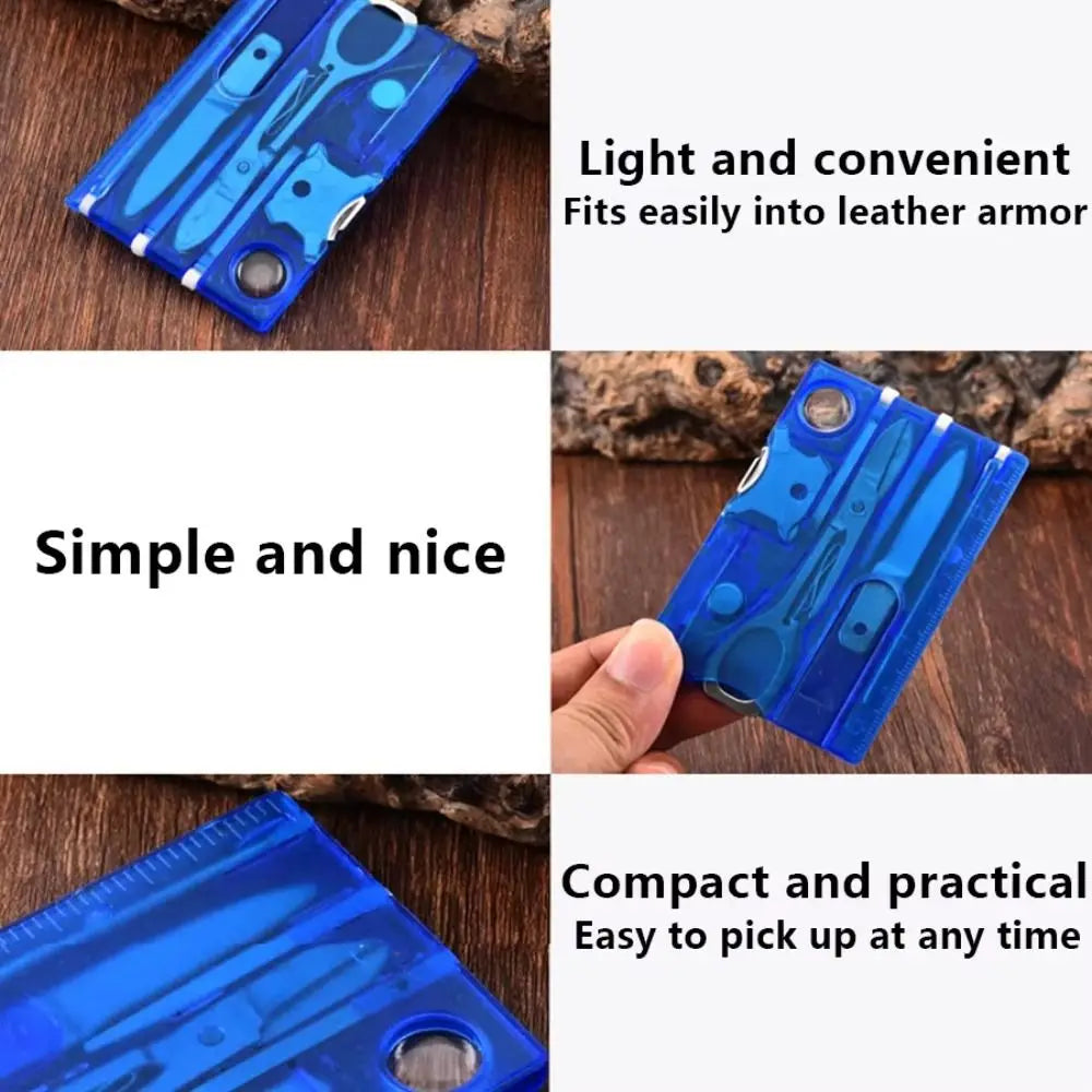 12-in-1 Ultra Thin Multi-Tool Card EDC Pocket Gadget