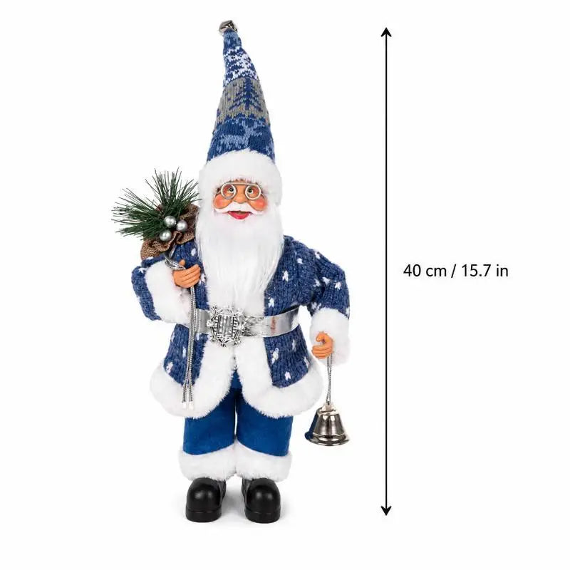Santa Claus Standing Figurine – Handcrafted Christmas Decor