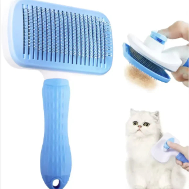 Pet Hair Remover Brush – Dog & Cat Long Hair Grooming Comb