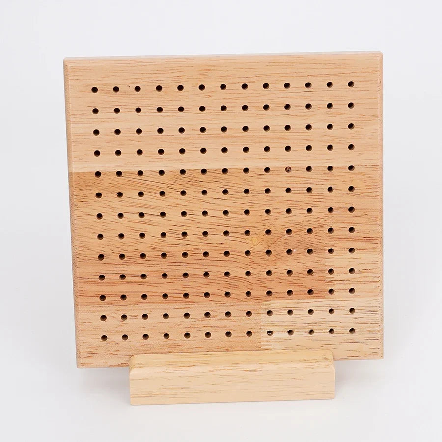 Wooden Crochet Blocking Board – Multi-Size Knitting Mat Set
