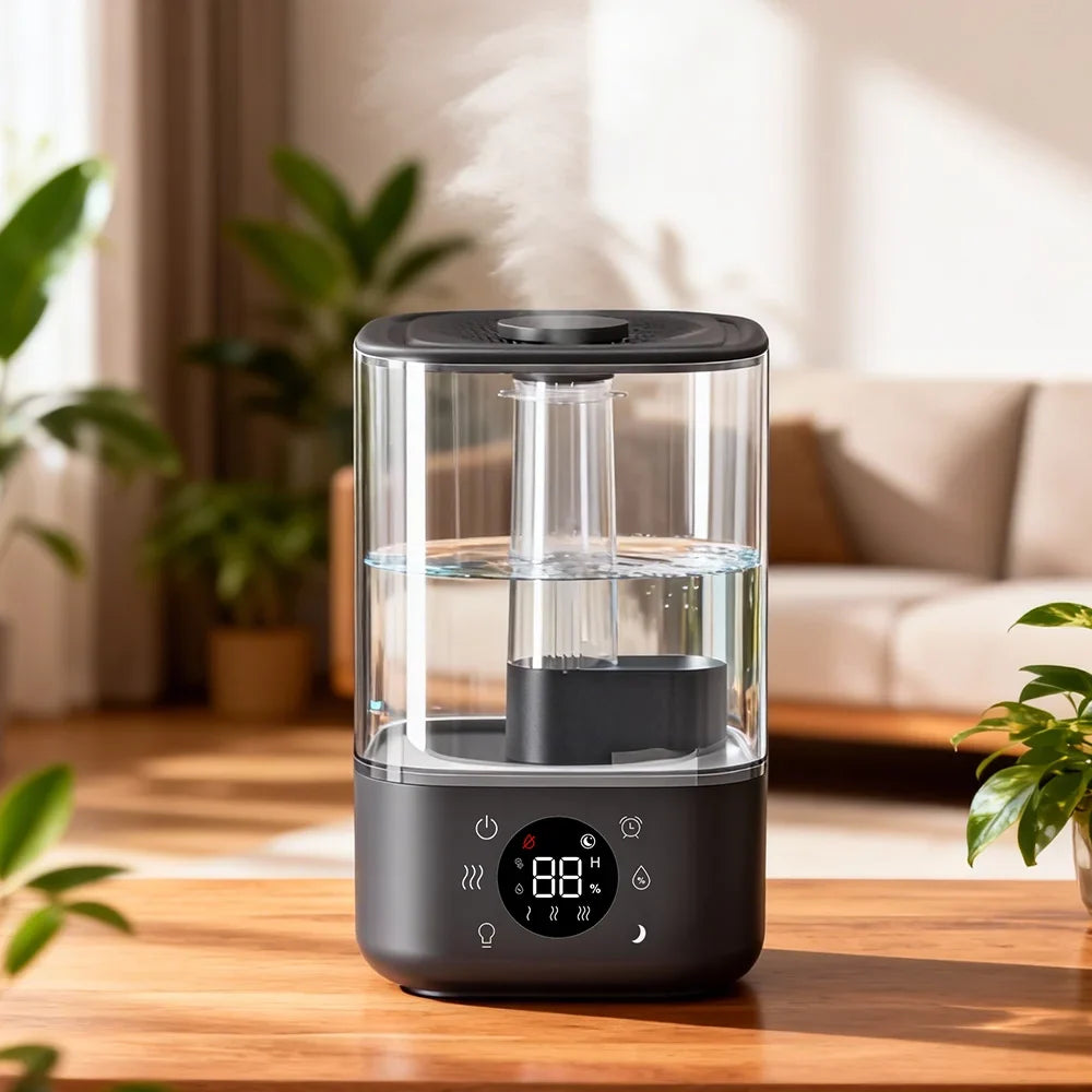 Ultrasonic Cool Mist Smart Humidifier with LED | Home & Office