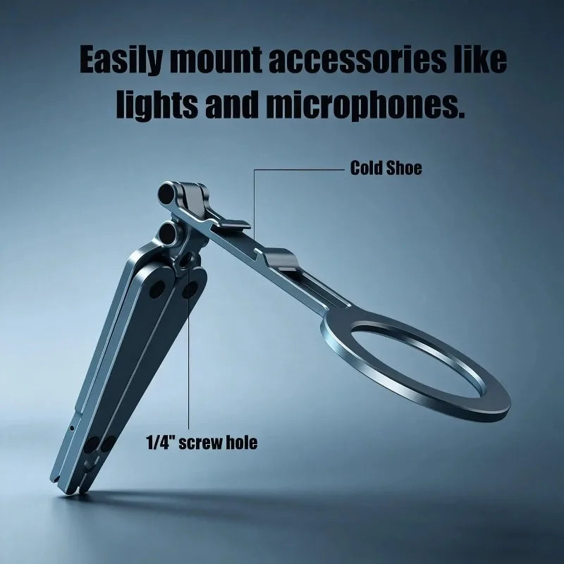 Magnetic Phone Tripod 3-Mode Foldable 360° Selfie Stick