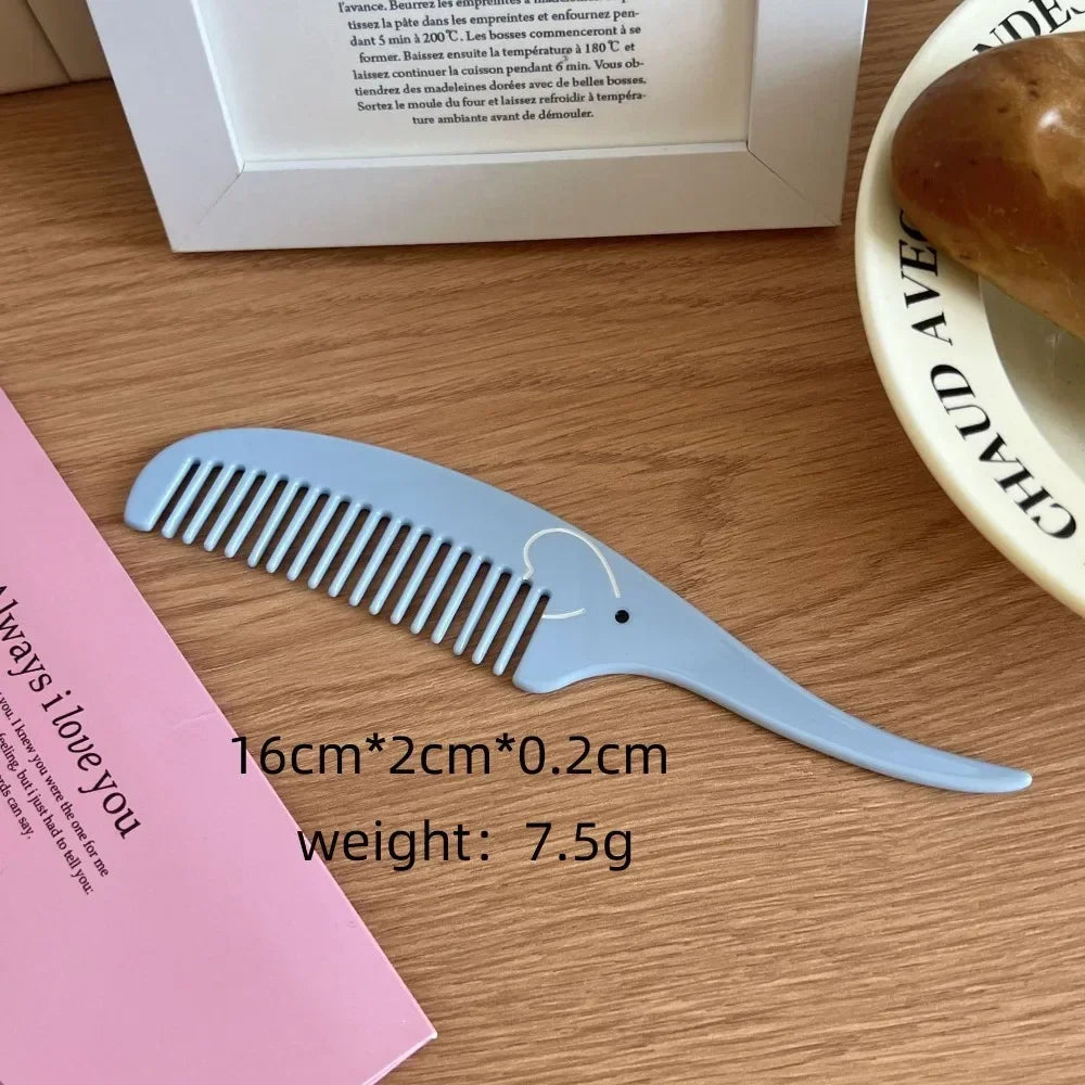 Tulip Acetate Wide Tooth Pointed Tail Hair Comb | Nixie