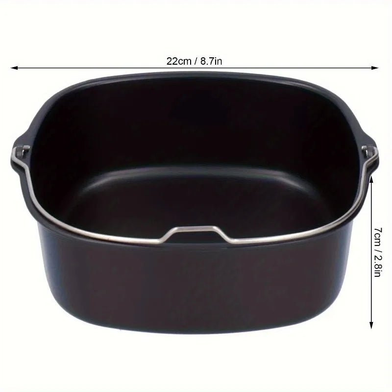 Nixie Nonstick Air Fryer Baking Pan – Pizza & Cake Mold