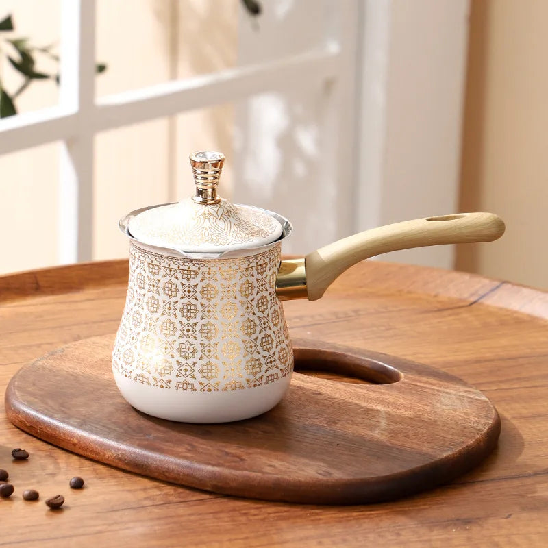 Nixie 550ml Turkish Coffee Pot – Stainless Steel Milk & Tea Maker